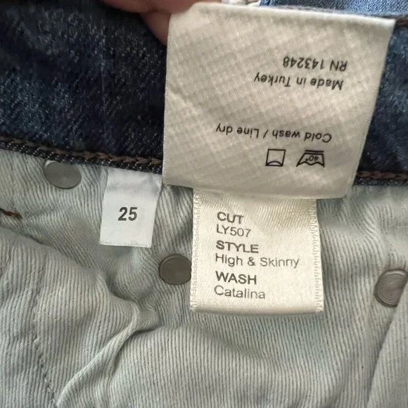 Reformation Catalina High & Skinny Jeans - 25 - Picture 11 of 12